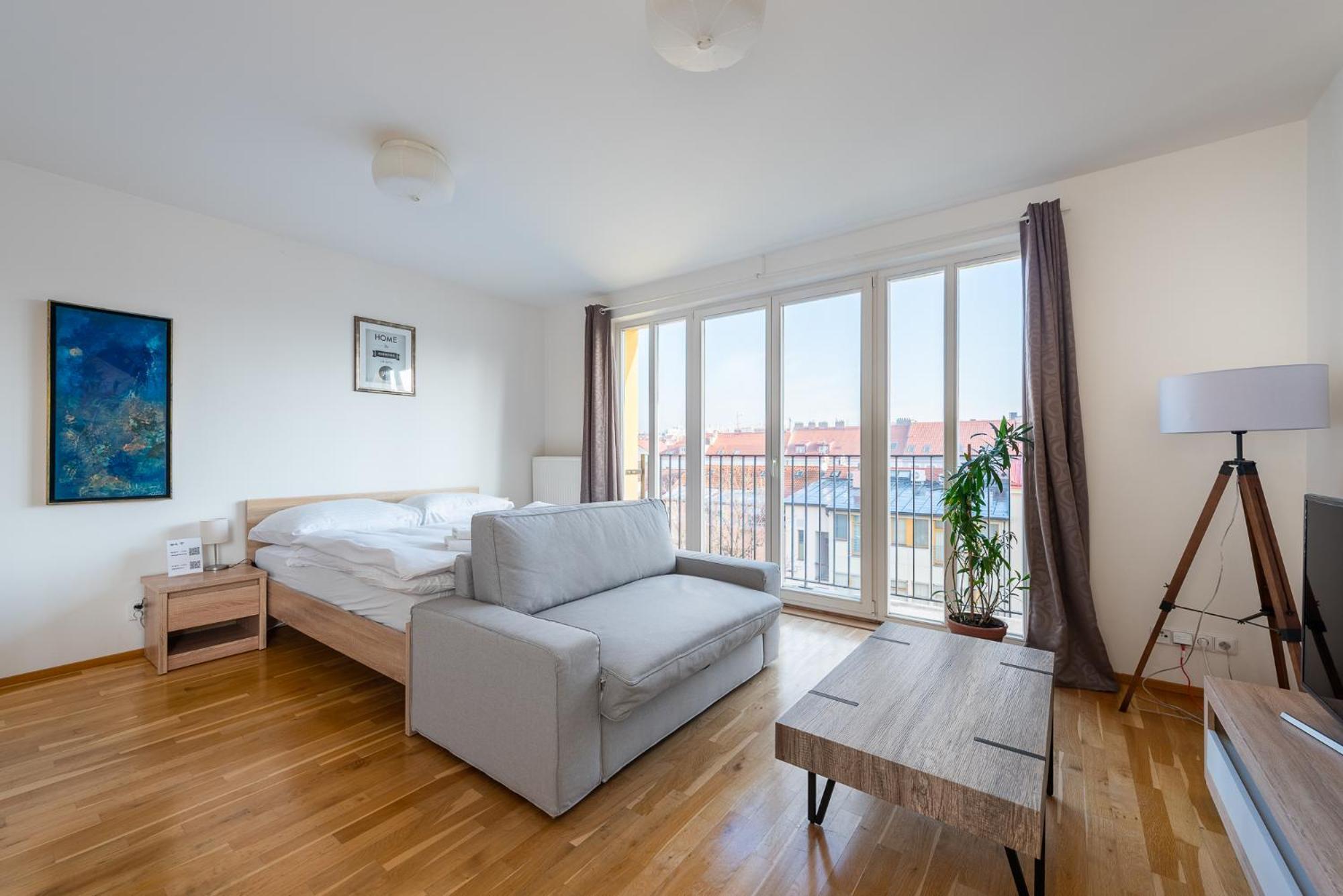 Sunny Safron Apartment Praga Exterior foto